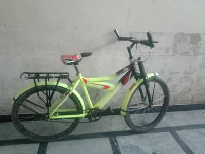 cycle urgent sale condition is very good back seat new tyre brakes is
