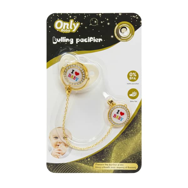 Silicone Pacifier with Clip-On Holder by [Brand] – BPA-Free Soother for Newborns and Infants