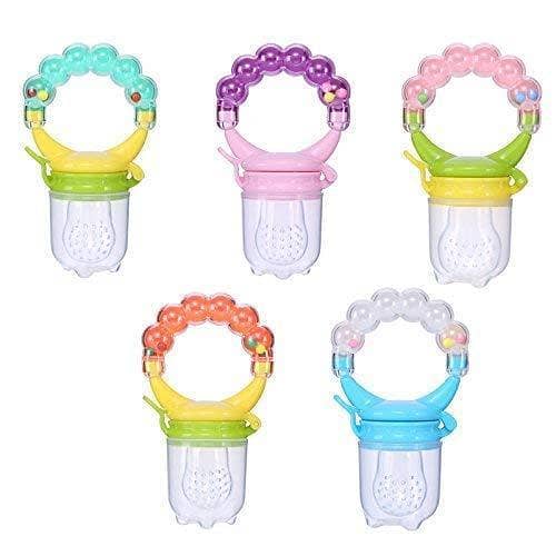 Baby Fruit Pacifier / Fruit Feeder Pacifier for Infants & Toddlers – BPA-Free Silicone Teether Nibbler (3–24 Months) – Colors May Vary