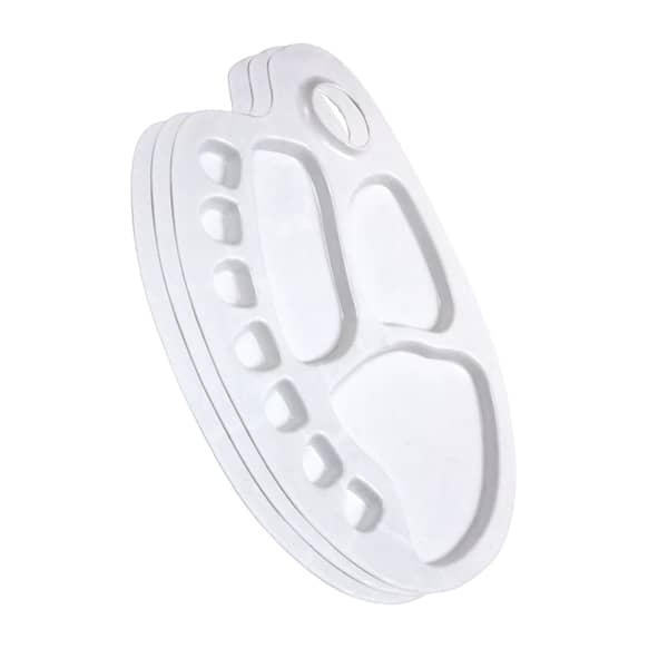 Plastic Palette Plate: Watercolor Paint Tray with 10 Mixing Wells (Large)