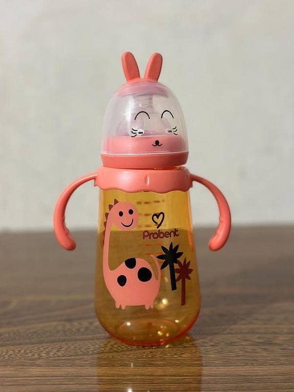 PROBENT 330ml Wide Neck Feeding Bottle – BPA-Free, Leak-Proof and Safe for Babies