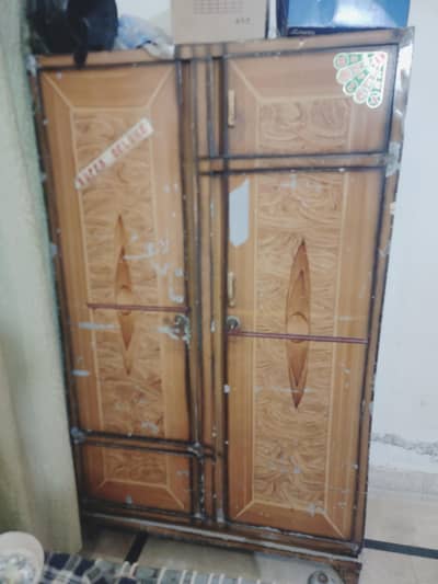 Metal Very Strong Heavy Weight Wardrobe Almari