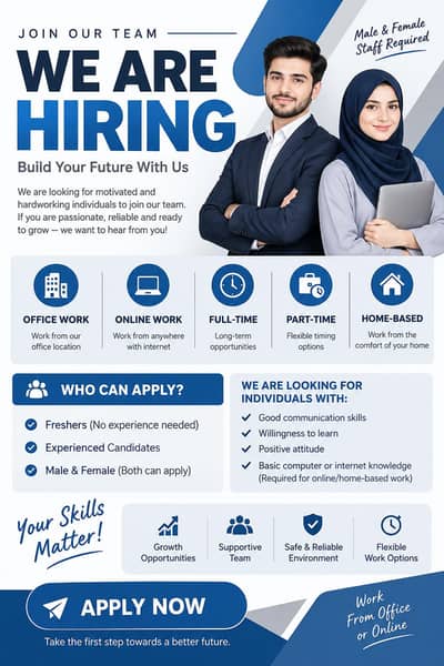 full time part time and home base work available