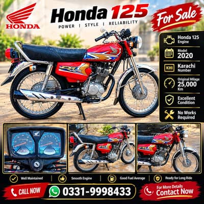 Honda 125 mint condition