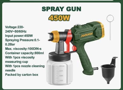 Jadever spray gun for multi purpose