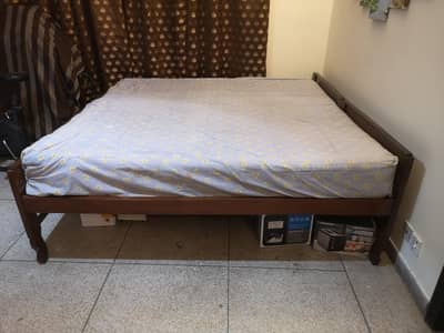 2 single bed for sale solid wood