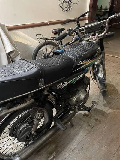 Very Good Condition 2017 model New Asia 70cc for sale .
