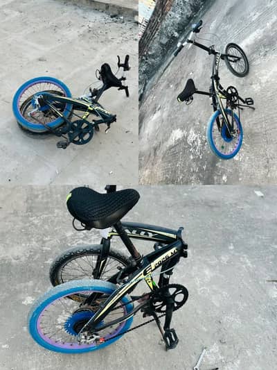 Imported cycle foldible cycle
