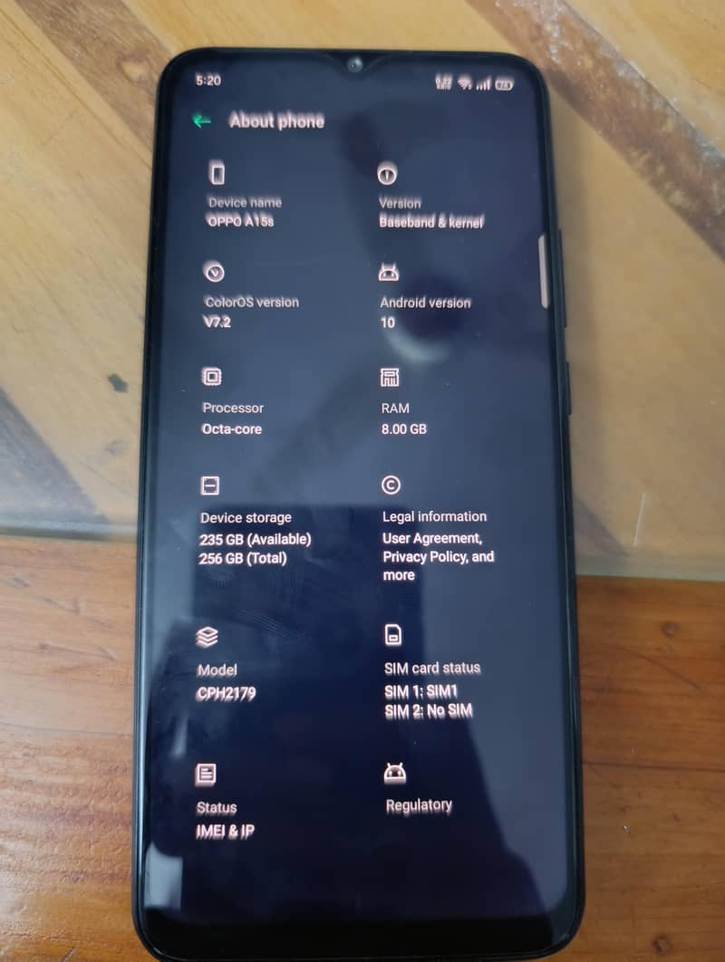 OPPO A15s 1