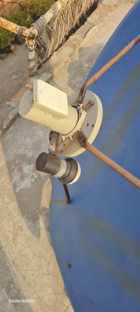 Dish & Receiver Complete setup 6
