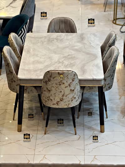 Dining Table - 4 seater dining - 6 seater dining - Luxury Dining table