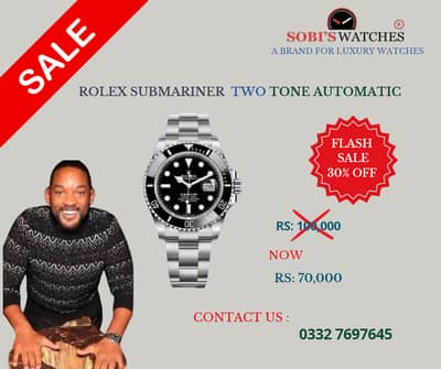 Rolex Submariner — Two -Tone  Automatic  wrist watch