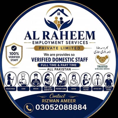Provide Maids ,Driver, Helper, Couples, Patient Care, Cook, Babysitter