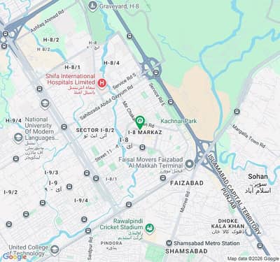 I-8 Near Kachnar Park Upper Portion With Saprate Gate For Rent. .