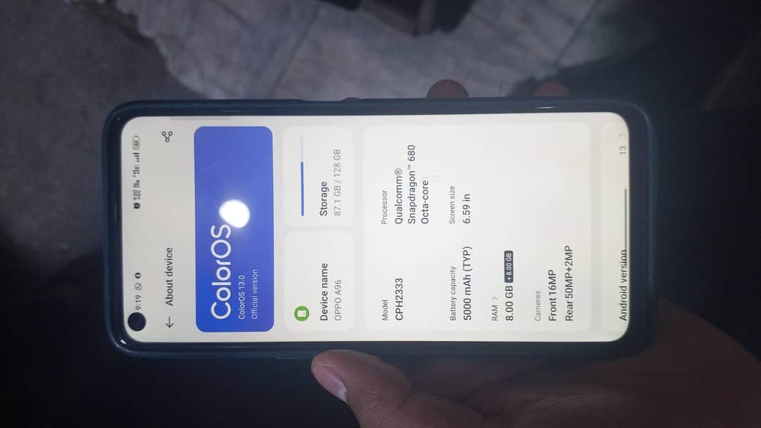 OPPO A96 10