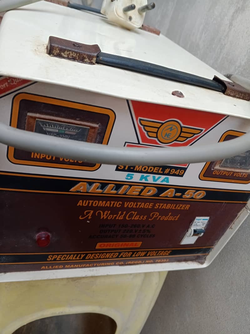 *ALLIED A-50 Automatic Voltage Stabilizer* 2