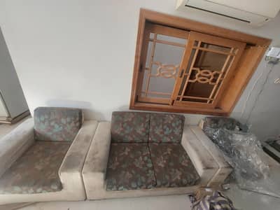 5‑Seater Fabric Sofa Set