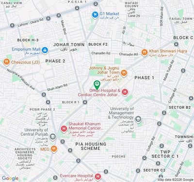 9,000 Sq. Ft. Commercial Area Available for Rent on Main Boulevard, Khayaban-e-Firdousi, Johar Town Lahore