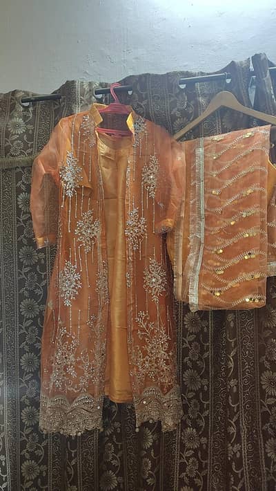 3 piece fancy gown for sale .