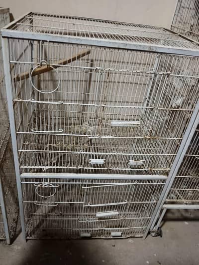 two iron wire Cage