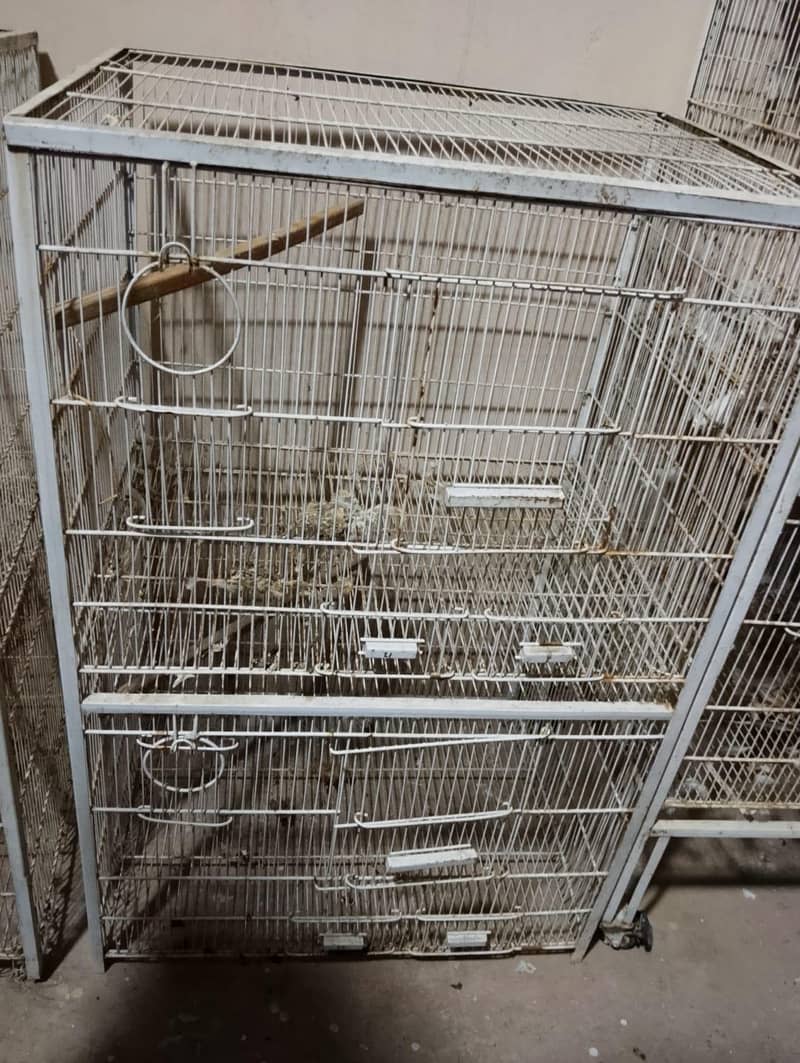 two iron wire Cage 0