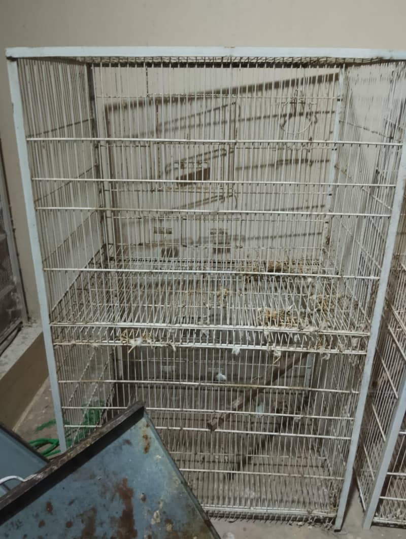 two iron wire Cage 1