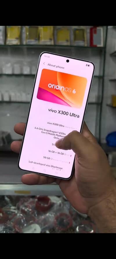 Vivo X300 Max PTA approved with box all ok condition 10 by 10