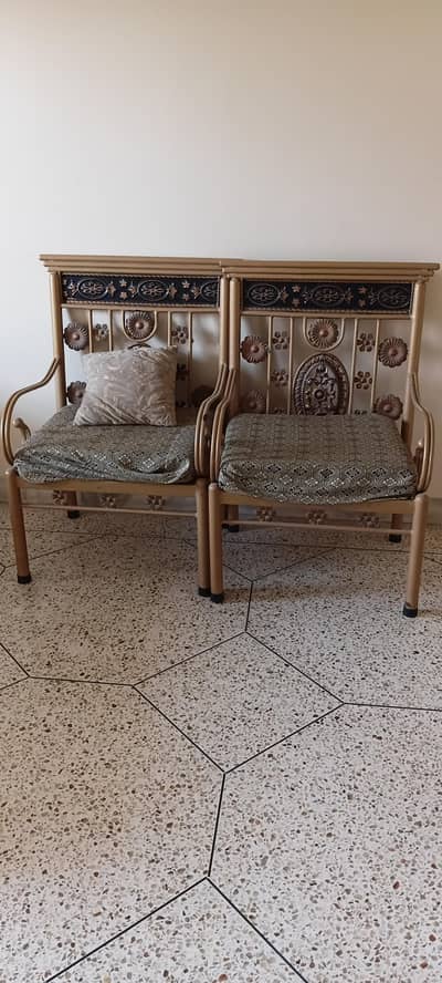 metal sofa set