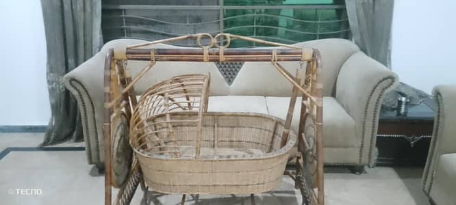Baby swing new condition solid wood