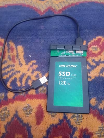 120 GB( SSD )External SSD  With software (Wilcome ) software inside