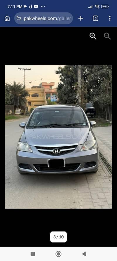 Honda City 2007 model anti car
