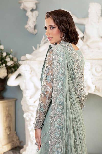 Maria b net saree