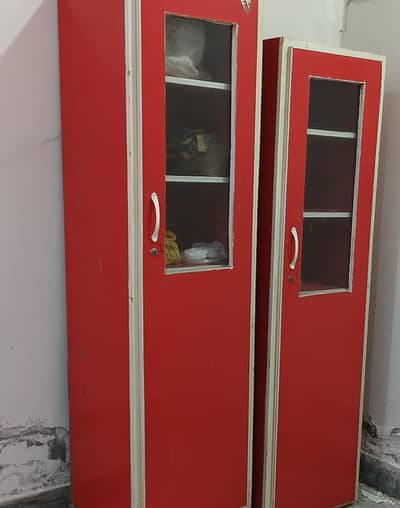 2 wardrobes with 2 sidetable for saloon