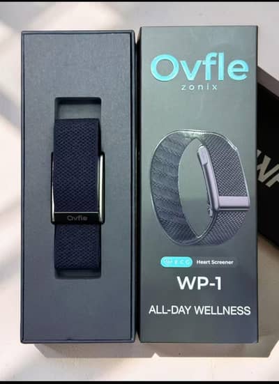 Ovfle Zonix WP-1 Wellness Band - ECG HRV Sleep Tracking - Box Pack