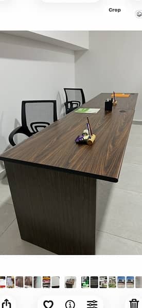 two office table with two chairs 1