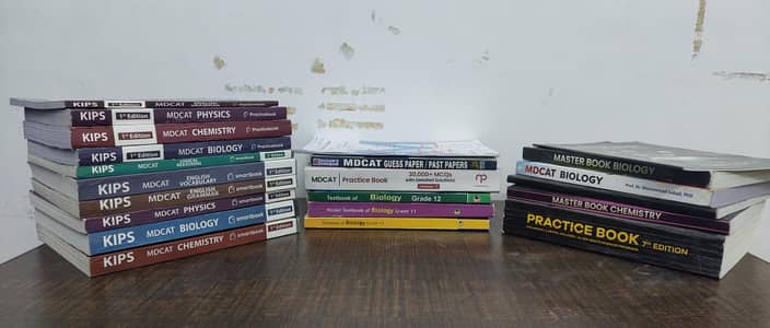 MDCAT PREPARATON AND PRACTICE BOOKS (KIPS, STEP, NEARPEAR, MENTR)