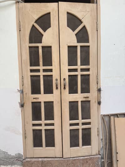 Wooden door Jali wala