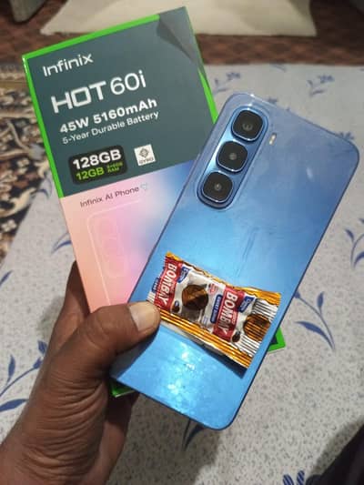 Infinix HOT 60i. full warranty. 6gb 128gb.