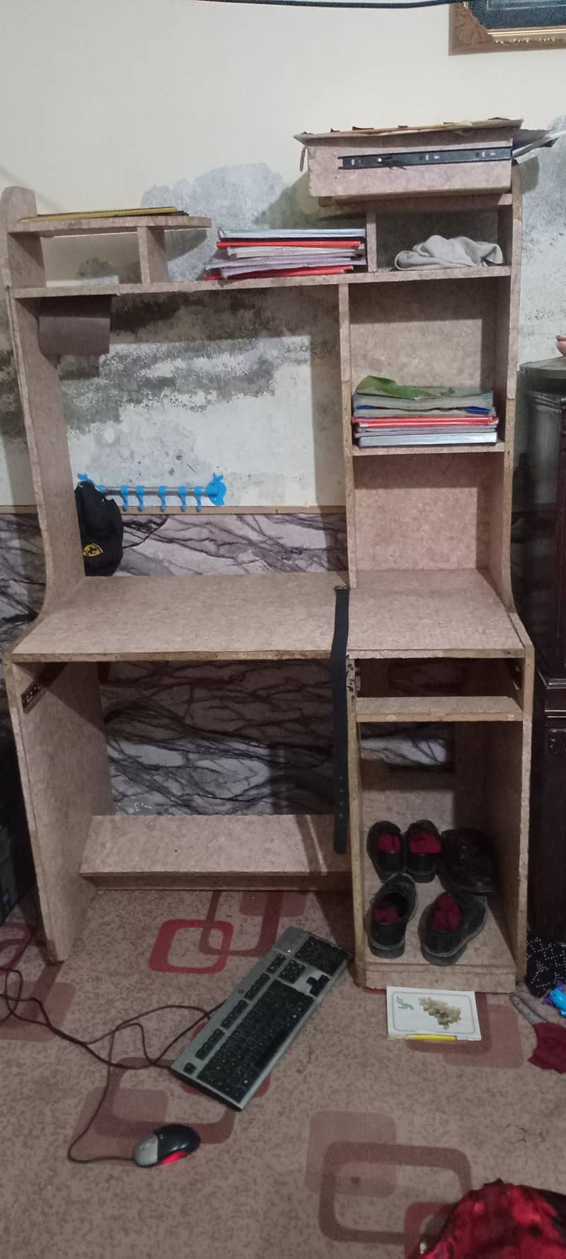 Computer Table and 2x Side Table 3