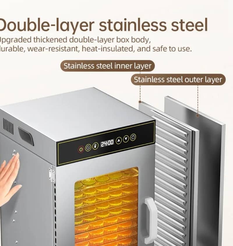 Fruit and vegetables dehydrator machine 4