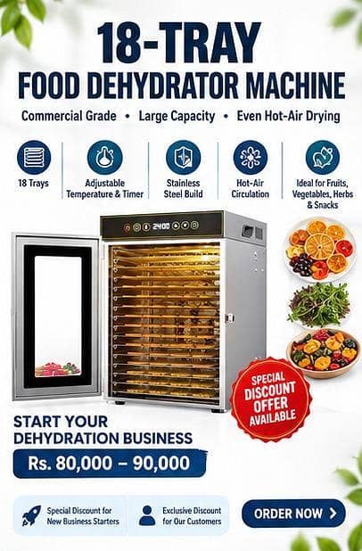 Fruit and vegetables dehydrator machine 8