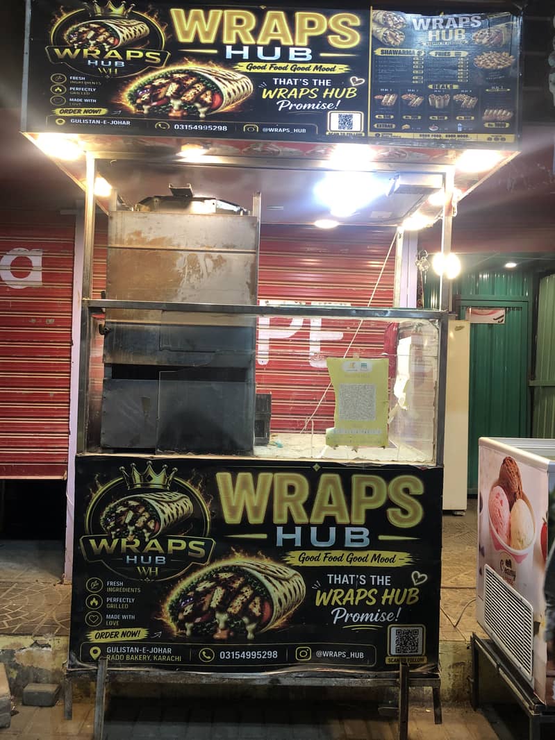 Shawarma stall 0