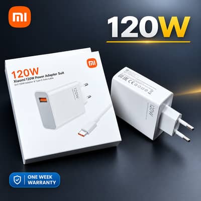 Xiaomi 120W EU Plug QC3.0 Fast Quick Wall Charger with Cable