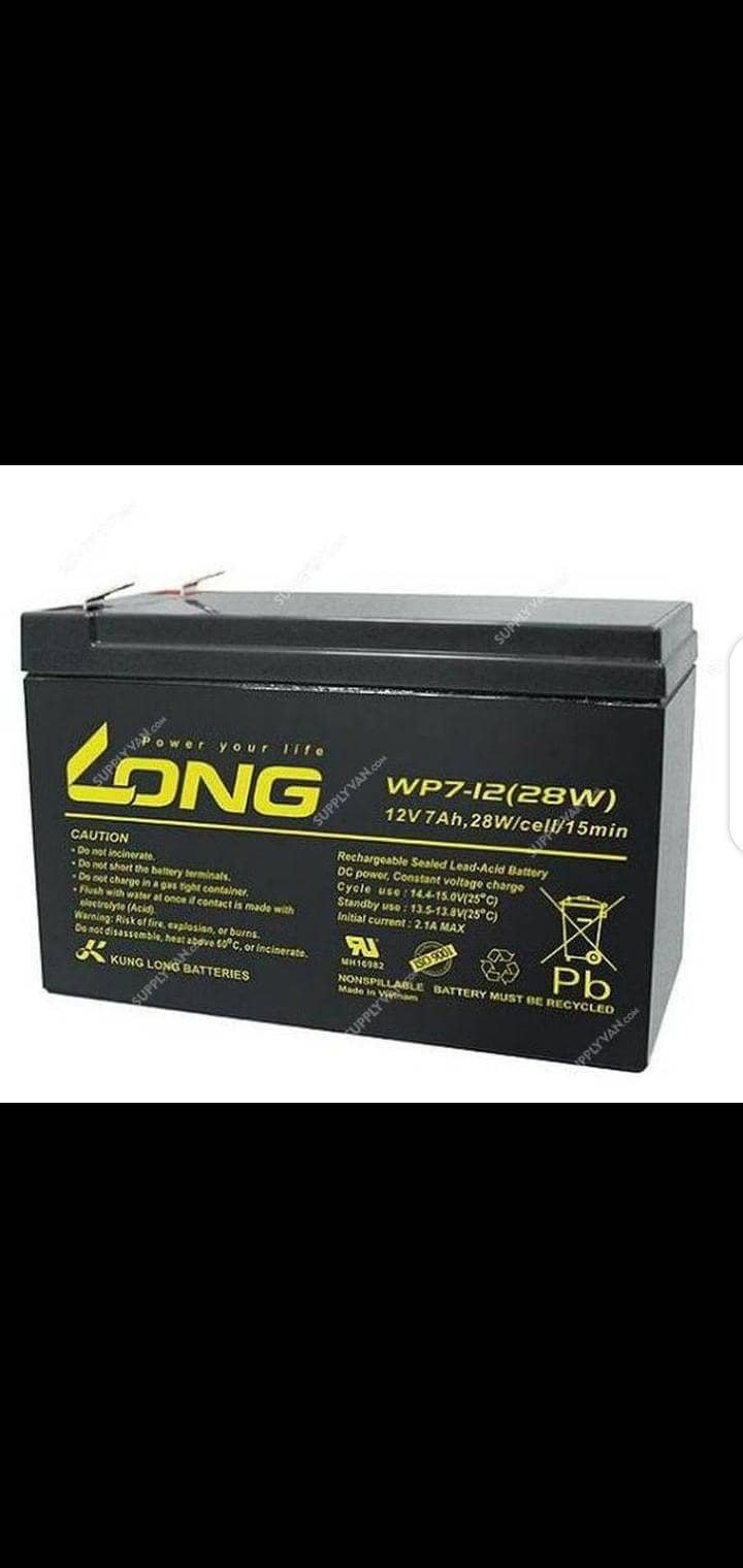 battery 7amp 0