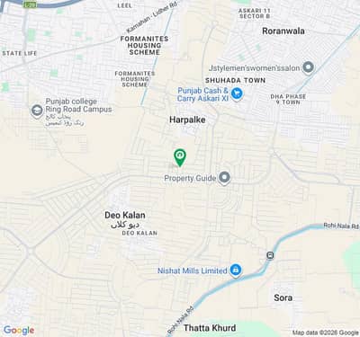 1 Kanal Plot for Sale in DHA 9 Prism C Block Lahore 150 Ft Road Access