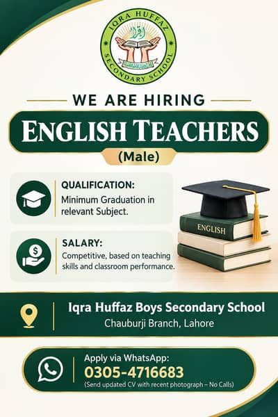 Male English Teacher