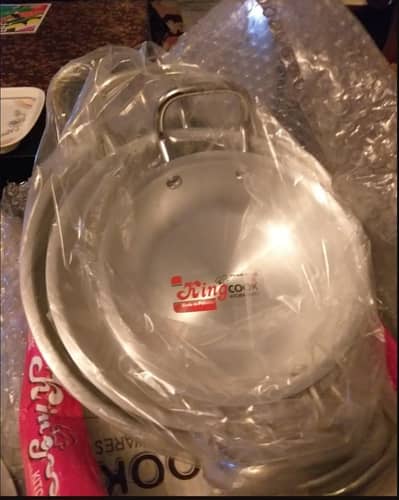 aluminium wok set