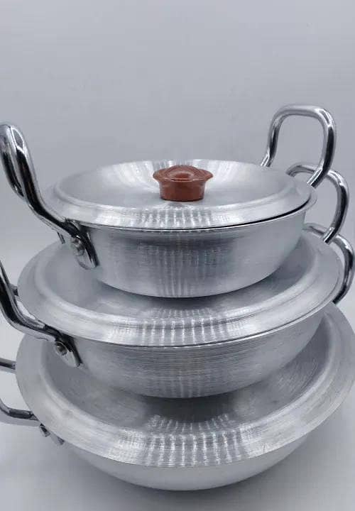 aluminium wok set 1