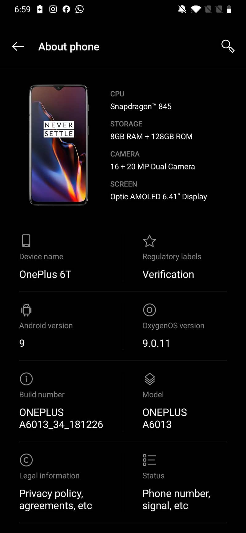 One Plus 6T Exchange possible 5