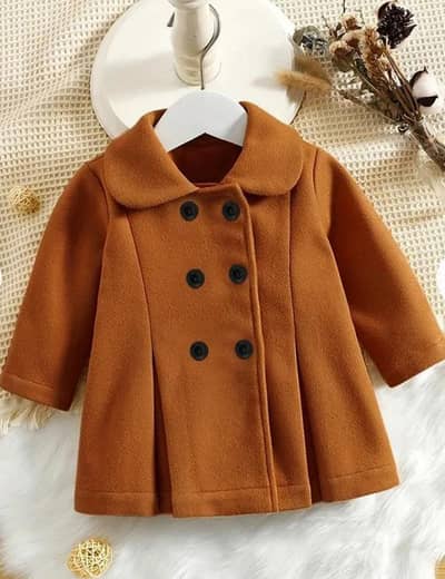 mustard fleece jacket for girls 7 to 12 years
